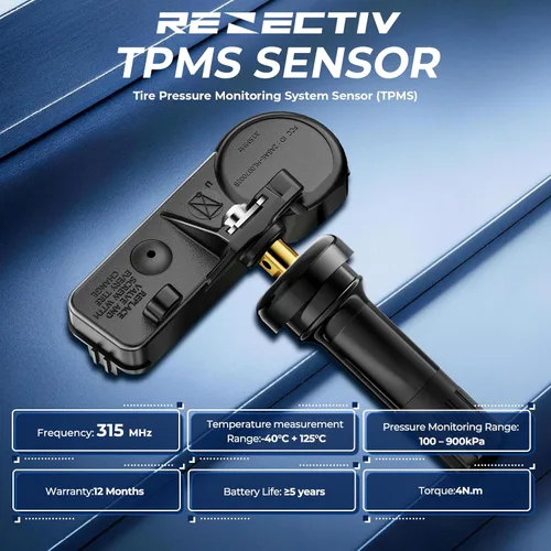 Miniatura 3 de RENECTIV Sensor TPMS Subaru, 315MHz Sensores de monitor de presión de neumáticos aptos para Subaru reemplazar OEM # 28103AG00A 28103AG01C 28103AG01B