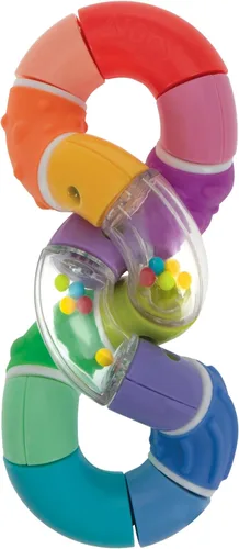 Miniatura 10 de Nuby Twist-a-Ring - Juguete mordedor, sonajero para bebés, juguete para aliviar la dentición del bebé, 6+ meses