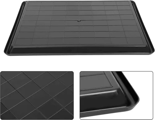 Miniatura 3 de Bandeja de goteo grande de 22 x 21 pulgadas, mini bandeja de goteo para refrigerador, bandeja de goteo portátil de CA, bandeja debajo