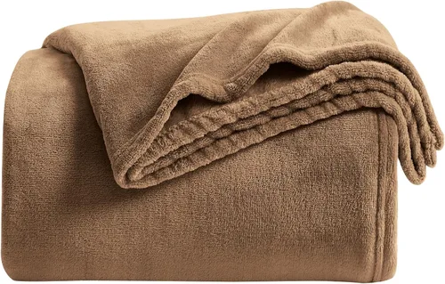 Miniatura 32 de KMUSET Manta de Tiro Súper Suave Premium de Franela de Forro Polar Sedosa Tamaño de Tiro Beige Microfibra Manta Ligera para Uso en Todas