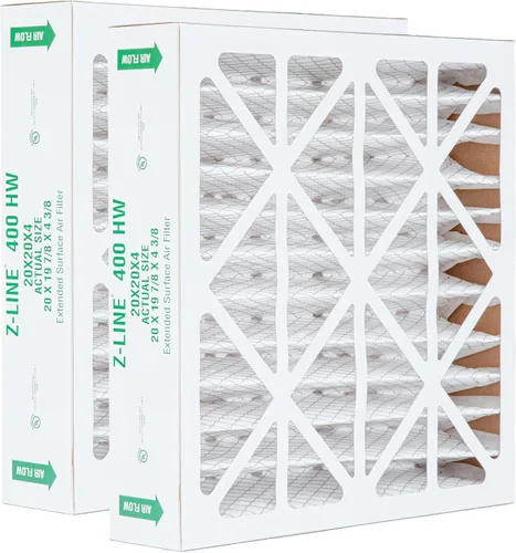 Miniatura 20 de Glasfloss Filtros de aire plisados MERV 10 (FPR 5-6) de 15 x 20 x 1 pulgadas, caja de 6. tamaño real: 14-1/2 x 19-1/2 x 7/8