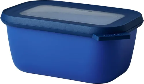 Miniatura 39 de Mepal Cirqula - Recipiente circular rectangular para almacenar y servir alimentos con tapas transparentes, perfecto para preparación de alimentos