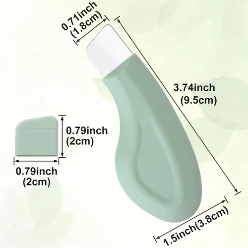 Miniatura 2 de PAGOW Herramientas removedoras de puntos negros, removedor de espinillas de nariz de silicona, espátula de limpieza profunda, rascador facial suave