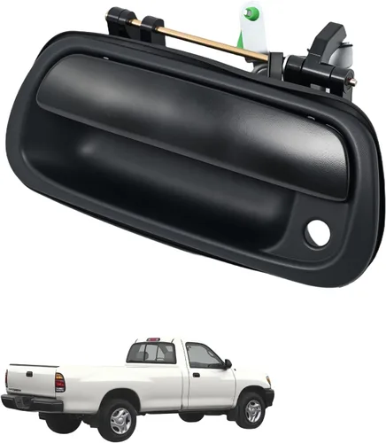 Manija de metal mejorada para puerta trasera compatible con Toyota Tundra 2000-2006 manija de pestillo de puerta trasera OEM # 69090-0C010