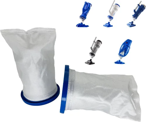Miniatura 10 de Soporte de algodón de repuesto para filtro de vacío para Pool Blaster (1 cono azul)