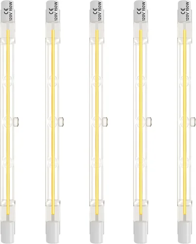 Miniatura 8 de R7S - Bombillas halógenas de 100 W, 120 V, 3.071 in, tipo J, T3, 100 vatios, 3 pulgadas de largo, filamento de doble extremo, lámparas de tubo