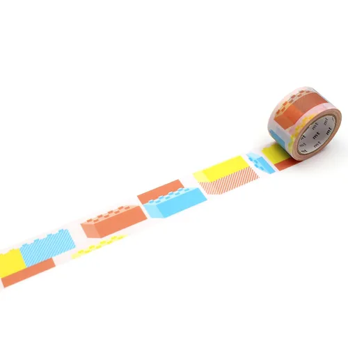 MT Kaku-Kaku Washi Tape para Dibujo y Escritura [Producido en Japón]: 0.8 pulg. x 23 pies (Bloque)