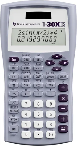 Miniatura 12 de Calculadora científica Texas Instruments TI-30 X IIS 2-Linea, Blanco