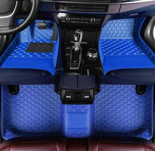 Miniatura 7 de Alfombrillas de cuero personalizadas para automóvil, impermeables, antideslizantes, adecuadas para automóviles, SUV, camionetas, lindos tapetes