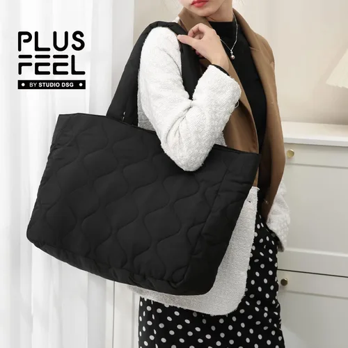 Miniatura 6 de Plusfeel Bolsa grande acolchada para mujer, bolsa acolchada y acolchada