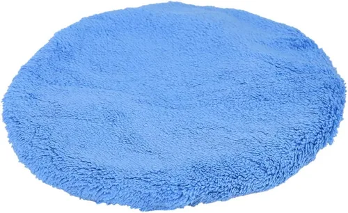 Miniatura 7 de X AUTOHAUX 5pcs 9-10 pulgadas azul cielo microfibra cera de coche pulido capó cubierta de almohadilla de pulido
