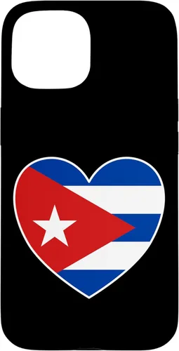 Miniatura 6 de iPhone 13 Pro Max I Heart Cuba - Divertida funda con bandera cubana