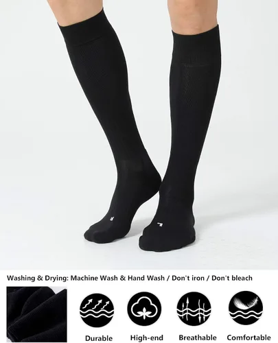 Miniatura 3 de Paquete de 2 3 calcetines de béisbol de fútbol y sóftbol para jóvenes y adultos, calcetines multideportivos