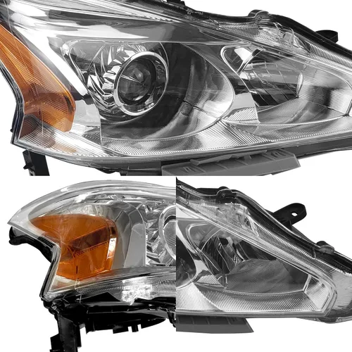 Miniatura 4 de 2 unids halógeno faro Asamblea izquierda y derecha faro faro W/o bombillas para 2013 2014 2015 Nissan Altima NI2502208 NI2503208