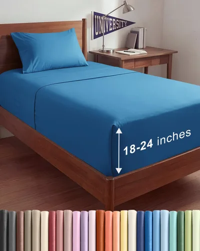 Miniatura 179 de Sábanas King divididas con bolsillos extra profundos, sábanas transpirables y refrescantes de 5 piezas, sábanas de lujo para hotel, suaves, sin 22