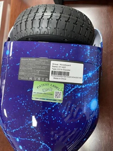 Miniatura 2 de SISIGAD Scooters for Kids Ages 7-12, with Built-in Bluetooth Speaker and 6.5" Colorful Lights Wheels, Safety Certified Self Balancing Scooter J-azul