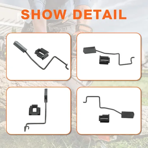 Miniatura 5 de Palanca de la varilla del acelerador para Husqvarna 55 51 50 piezas de motosierra 501778002, 501 77 80 02