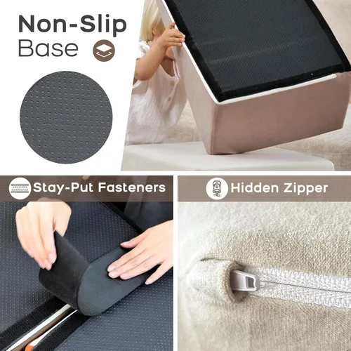 Miniatura 5 de BanaSuper Juego de Bloques de Espuma para Escalar para Niños - 7 Piezas de Juguetes de Escalada para Niños Pequeños, Desarrollo Motor Grueso 7