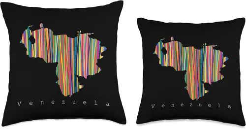 Miniatura 3 de Franelas CSS Venezuela Multicolor Regalo para venezolanos Almohada cojin, 16 x 16 pulgadas