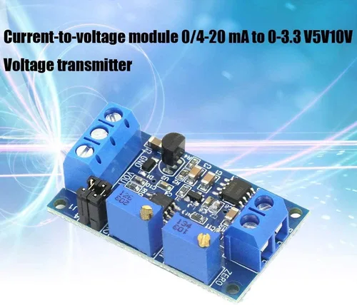 Miniatura 2 de Acxico 4 unids módulo convertidor de corriente a voltaje 0/4-20mA a 0-3.3V 0-5V 0-10V Transmisor de voltaje Conversión de señal Placa