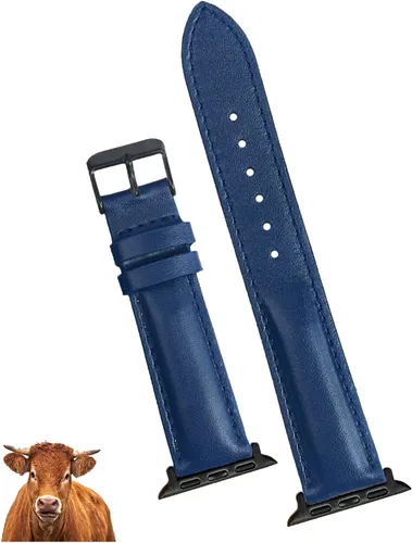 Miniatura 12 de AIIigator - Correa de reloj hecha a mano de cuero compatible con Apple Watch Ultra de 1.929 in 1.772 in 1.732 in 1.654 in 1.614 in 1.575 in 1.496 in