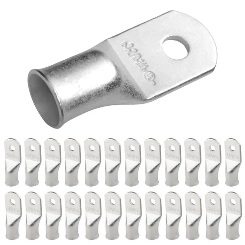 Miniatura 138 de SELTERM 5 piezas terminales de cable de cobre estañado 1/0 AWG perno de 1/2", extremos de cable de batería, terminales de anillo, conectores