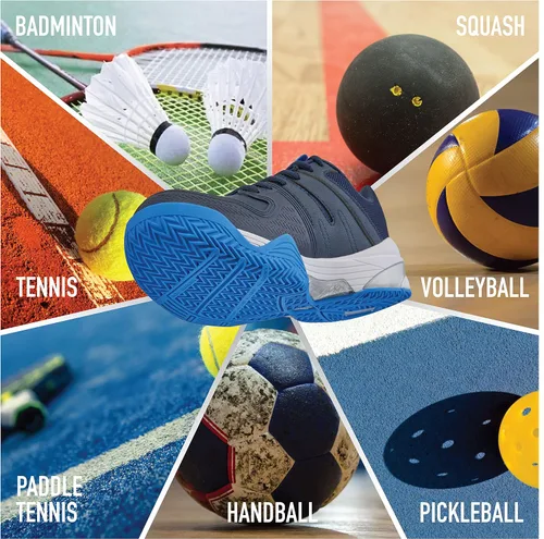 Miniatura 2 de Teuton, AC1 Tenis para todo tipo de canchas, squash, tenis, balonmano, pádel, voleibol, pickleball, zapatos