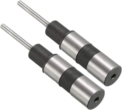 uxcell Taladro perforador de papel de 0.098 in, herramienta de broca hueca de vástago recto, para perforadora de agujero, 2 unidades
