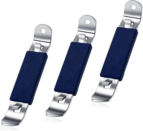 Miniatura 7 de 3 Piezas Abrebotellas Magnéticos Abridor de Latas Abridor de Cerveza Clásico Acero Inoxidable Abrebotellas Pequeño Perforador de Latas con Imán