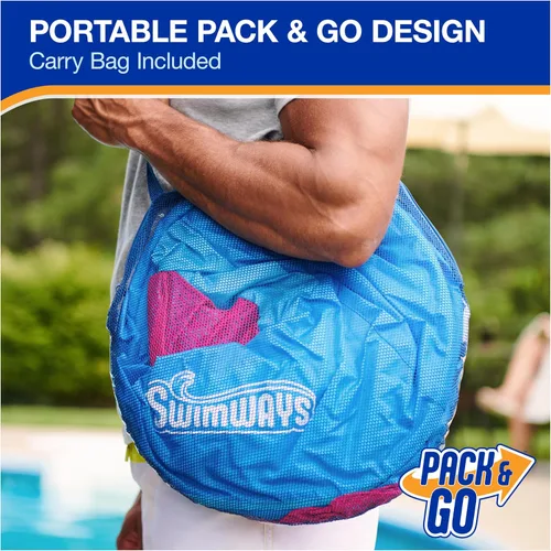 Miniatura 6 de SwimWays Spring Float - Tumbona reclinable prémium para piscina, flotadores inflables para adultos con inflado rápido para edades de 15 años