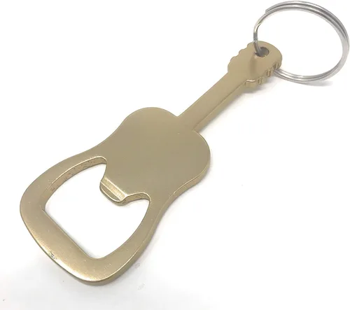 Miniatura 2 de Corona Llavero abrebotellas con forma de guitarra