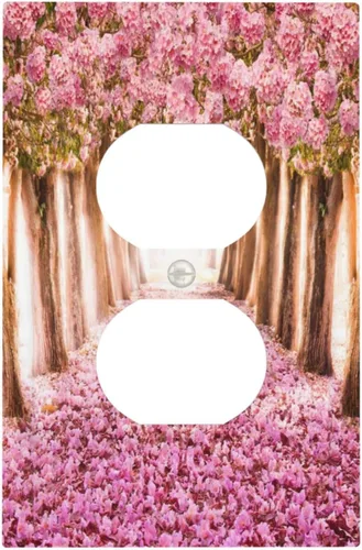 Miniatura 62 de Cubiertas de placa de pared de 3 gang con interruptor de luz de triple palanca, en negro y dorado con esplendor de oro rosa, estampado floral