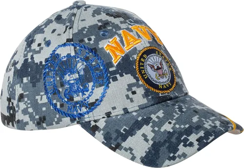 Miniatura 2 de Gorra de béisbol bordada con licencia oficial de la Marina de los Estados