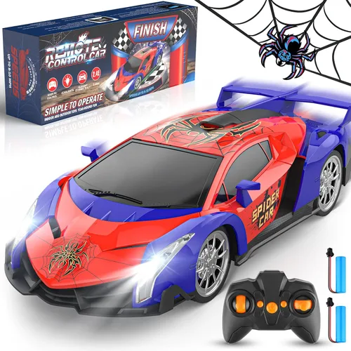 Miniatura 11 de Growsland Auto a control remoto para niñas, 1:18, color rosa, autos RC juguetes para niñas, vehículo eléctrico de juguete auto de carreras