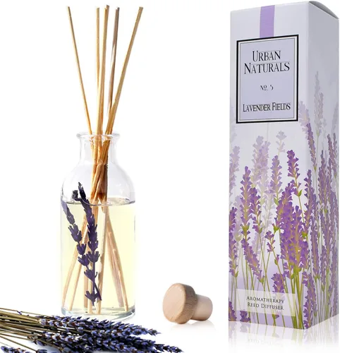 Miniatura 48 de Urban Naturals Amber & Lavender - Juego de difusor con varillas aromáticas Colección de aromaterapia (Awaken + Renew) Mind & Body Ambientador