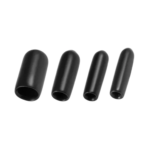 Miniatura 3 de uxcell 40 tapas redondas de goma de 3/32" 1/8" 5/32" 1/4" cubierta de vinilo negro tornillo protectores surtido