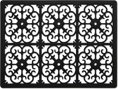 GASARÉ, Salvamanteles de silicona extra grande, grueso, para platos calientes, ollas y sartenes, alfombrilla resistente al calor para encimera,