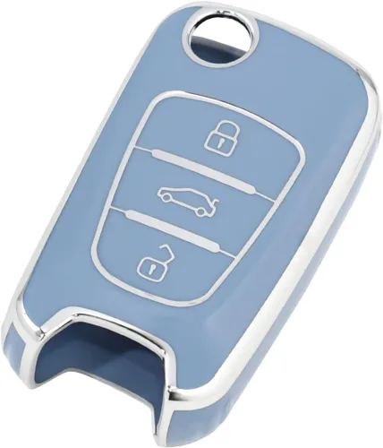 Miniatura 9 de OFFCURVE Funda para llavero – Funda protectora completa para llave de coche para Kia Soul 2010-2013 y Kia Rio 2012-2014 / Sportage Flip plegable sin