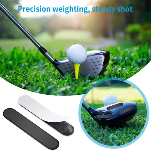 Miniatura 6 de 30 piezas de cinta de plomo, cinta de plomo adhesiva de 3 g para pelotas de pickleball, tenis, palos de golf, ajusta la cinta de plomo para palas
