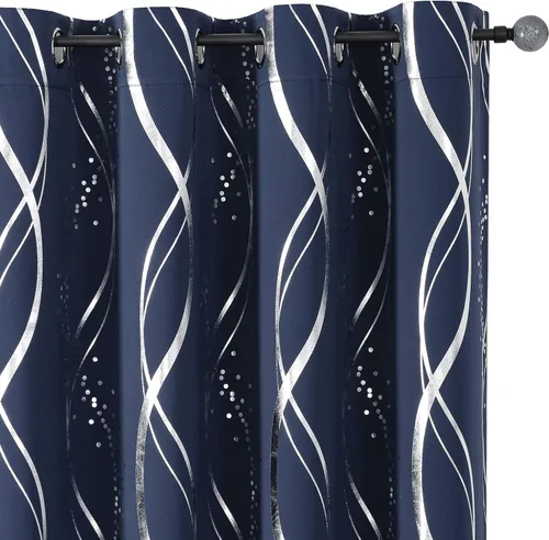 Miniatura 61 de BUHUA - Paneles de cortinas opacas para sala de estar, cortinas grises con aislamiento térmico, cortinas de ventana para dormitorio - 72 pulgadas