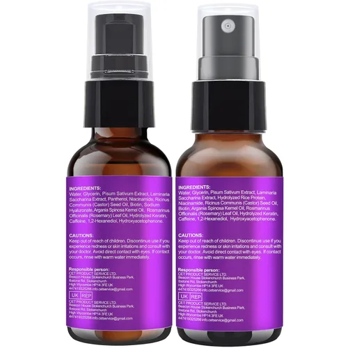 Miniatura 7 de Aceite de romero suero para el crecimiento del cabello con agua de romero y agua de arroz en aerosol para el crecimiento del cabello, aceite
