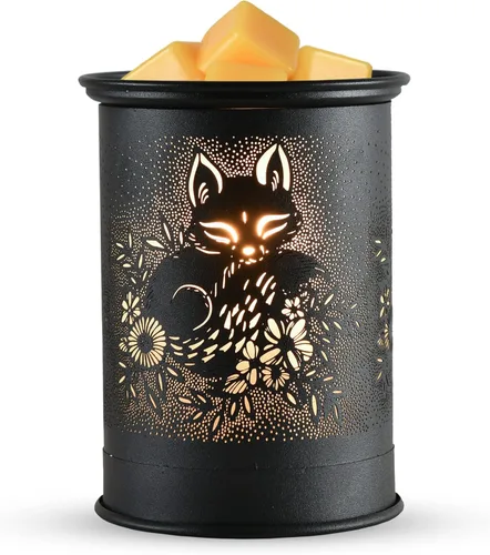 Miniatura 11 de kobodon Calentador de cera de metal, calentador de cera derretida, quemador de cera para velas, calentador de cera eléctrica para derretir velas