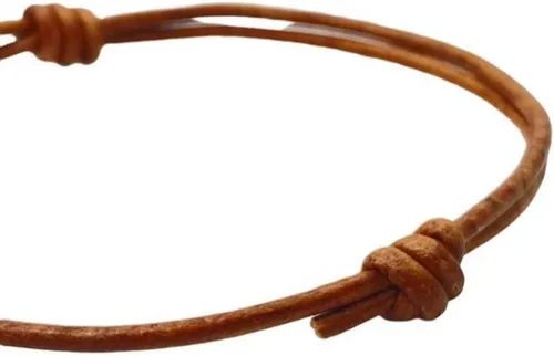 Miniatura 18 de Pulsera de cuero genuino para hombre de 0.059 in – Brazalete ajustable hecho a mano, pulsera de cuero minimalista para hombre, accesorios simples