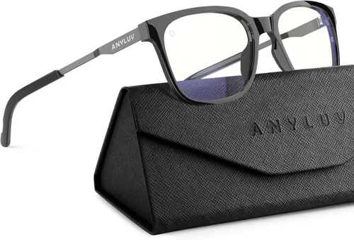 Miniatura 12 de ANYLUV Blue Light Glasses for Men, Lightweight Computer Gaming Glasses, Stylish Anti Eyestrain Blue Light Blocking Men