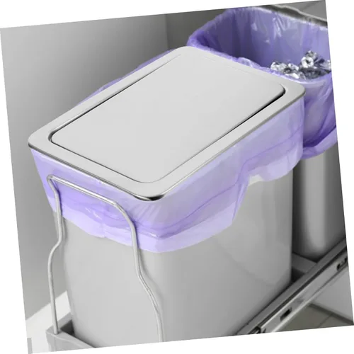 Miniatura 3 de BESTOYARD Tapa de cubo de basura, tapa empotrada de acero inoxidable, tapa de basura empotrada, tapa de accesorio de cocina, tapa para el hogar