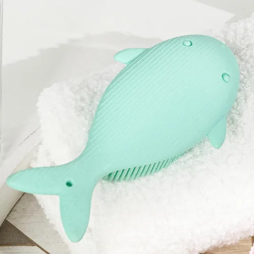 Miniatura 5 de Cepillo sensorial prémium para niños o autismo, limpiador corporal de silicona suave, 2 en 1, cepillos sensoriales para terapia ocupacional, esponja