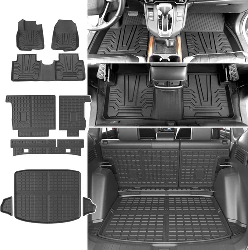 Miniatura 15 de Alfombrilla de maletero powoq Compatible con Honda CRV 2017-2022, alfombrilla de carga para todo clima, reemplazo para accesorios Honda CRV