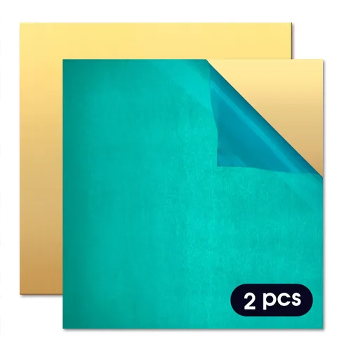 Miniatura 4 de 2 láminas de latón, 6 x 6 pulgadas, calibre 20 (0.031 in) de grosor, placa de latón puro 99.9%, para grabado, manualidades, joyería