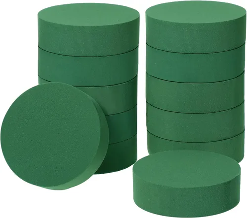 Miniatura 9 de Maitys Kit de arreglo floral redondo de espuma floral verde húmedo de espuma floral para decoración de pasillos, bodas, fiestas