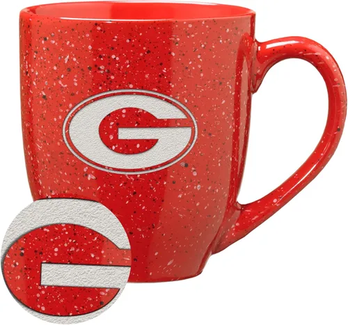 Miniatura 170 de Rico Industries NCAA Virginia Tech Hokies Maroon - Taza de café de cerámica grabada con láser, color del equipo, 16 onzas